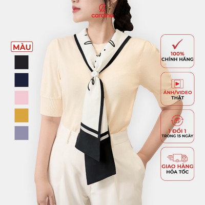 Khăn lụa nữ CARDINA chất liệu lụa satin dáng dài thanh lịch nhẹ nhàng sang trọng 4KSD01