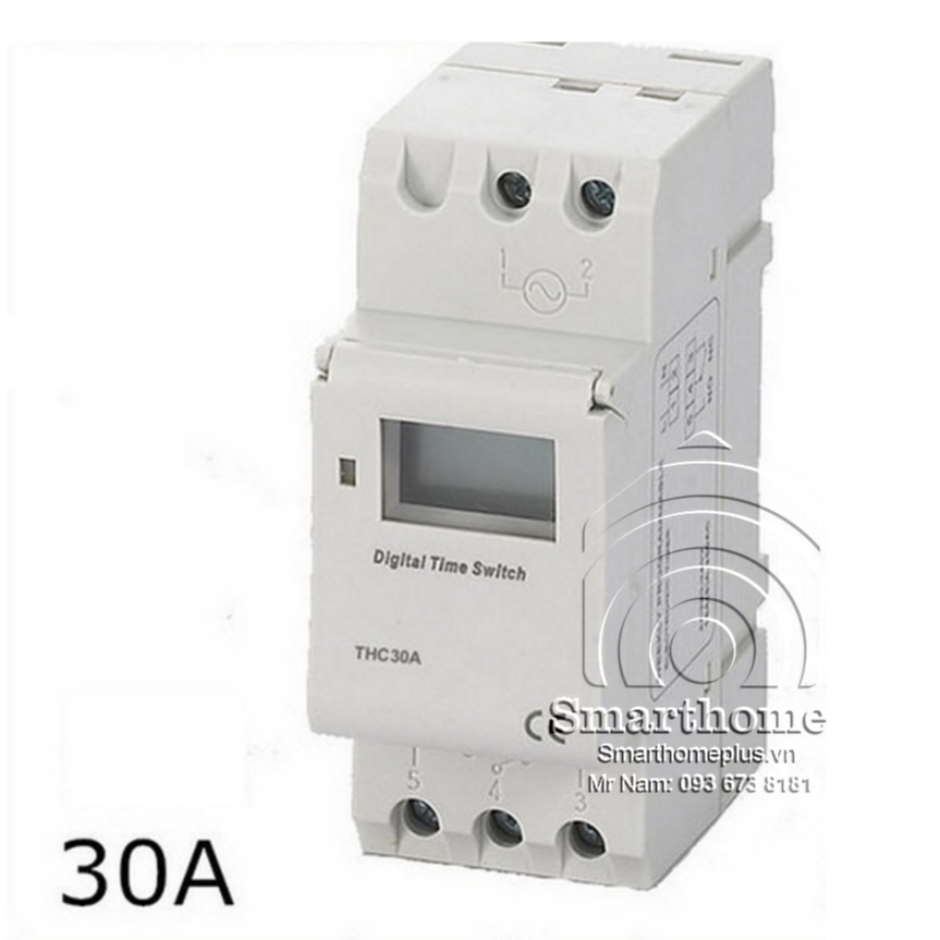 Công Tắc Hẹn Giờ Điện Tử Lập Trình 30A THC30A