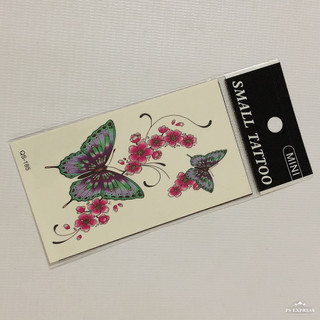 Hình xăm dán bướm 10x6cm, 12x19cm