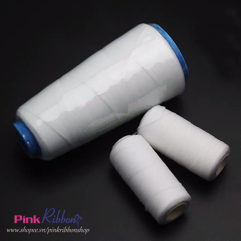 Chỉ bông buộc nơ, nguyên liệu làm nơ bờm kẹp, phụ kiện tóc, hoa giả