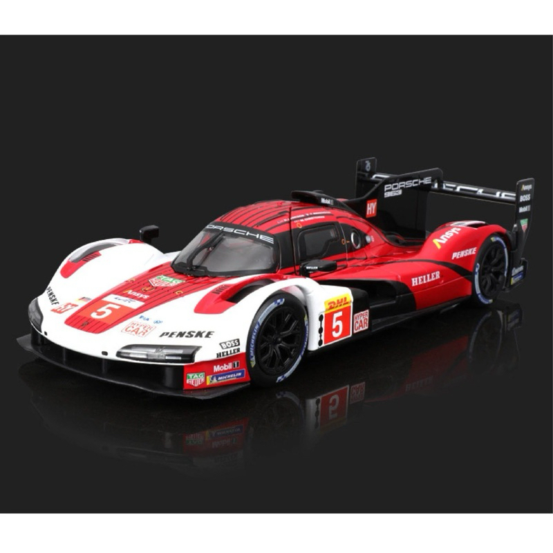 Mô hình xe Porsche 963 có đế 1:24 Bburago có bản quyền chính hãng OT419