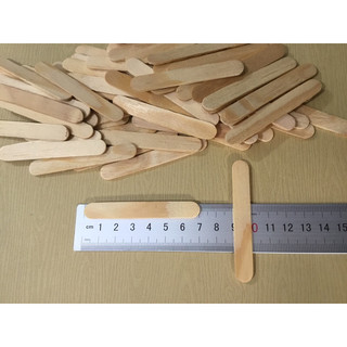 (GỖ THÔNG)Que kem, que gỗ làm mô hình [nguyên liệu thủ công, phụ liệu handmade]