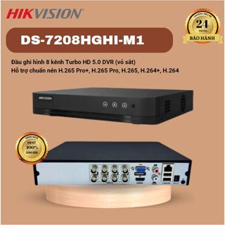 Đầu Ghi Hình Hikvision 8 Kênh analog DS-7208HGHI-K1(S) / DS-7208HGHI-M1 mẫu mới add được camera IP.