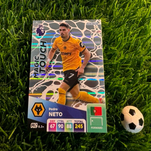 [ CHÍNH HÃNG ] - MAGIC TOUCH - PANINI ADRENALYN XL PREMIER LEAGUE 2025 - PEDRO NETO (WOLVERHAMPTON)