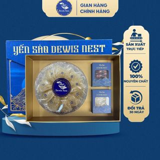 Hộp 10 tổ yến tinh chế sợi Dewis Nest (83-85gr), Quà tặng trân quý sang trọng