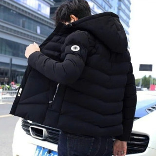 Áo phao nam có mũ 3 lớp dày dặn tháo rời giữ nhiệt chống nước 4 màu phong cách Hàn Quốc