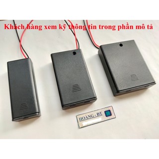 Đế pin tiểu Đế pin AAA 3A nối tiếp có nắp đậy và công tắc