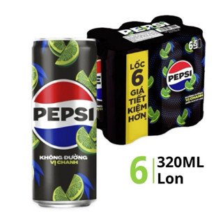 [Tổng Hợp Nước Ngọt “loại mới”] Lốc 6 Lon Nước Giải Khát, Nước Ngọt, Pepsi/Pepsi chanh mới, Redbull, 7up, Mirinda...