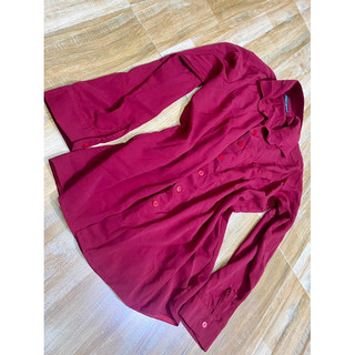 ÁO SƠMI ĐỎ ĐÔ vải mát ( new 100% ) size L