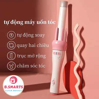 Máy Uốn Tóc Xoăn Tự Động VIVID Công Nghệ Xoay 360 Độ Trục 28mm, Máy Làm Tóc Xoăn Đẹp Tự Nhiên