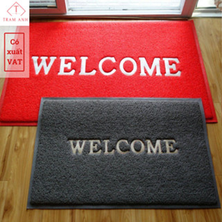 Thảm Nhựa Chùi Chân Lau Chân Lót Sàn nhựa PVC  Welcome Chống trơn trượt sang trọng bền đẹp