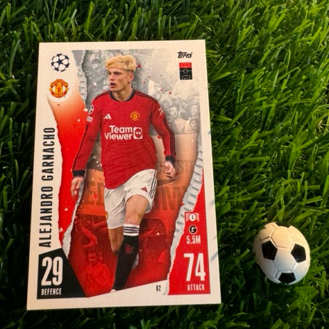 [ CHÍNH HÃNG ] - TOPPS MATCH ATTAX 2024 - ALEJANDRO GARNACHO (MANCHESTER UNITED)