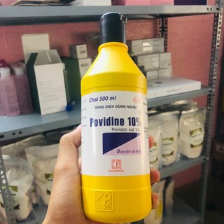 Dung dịch sát khuẩn povidine nắp đen 10% 500ml