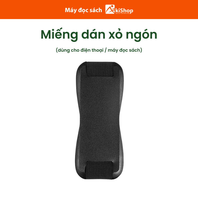 Miếng dán xỏ ngón điện thoại, máy đọc sách Akishop