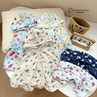Áo choàng chống nắng cho bé trai, gái  miniumbabyfashion, kiểu cánh dơi trẻ em chất cotton-ACKLCAM