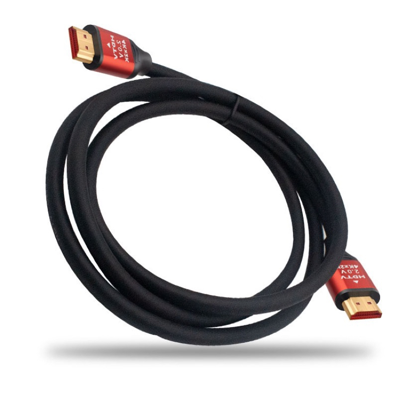 Dây HDMI 1.5m tròn đen tốt 4K x 2K