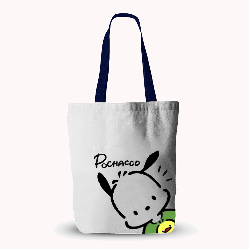 Túi Vải Tote Đeo Vai Họa Tiết Pochacco