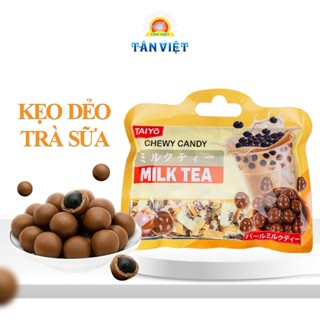 320G Kẹo Trà Sữa Trân Châu Đường Đen Mềm Dẻo Phủ Socola Tân Việt Food Dai Dai Ngọt Ngào