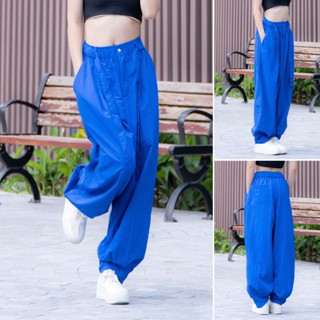  Quần Dáng Rộng Vintage Gladimax HR138 Lưng Chun Nữ Vải Gió 4 Túi Dễ Dàng Vận Động Thời Trang Cá Tính 