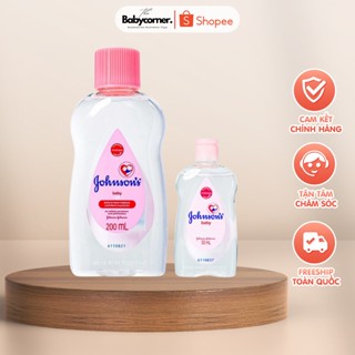 Dầu mát xa dưỡng ẩm Johnson's baby oil massage pink 200ml / 50ml an toàn cho da bé