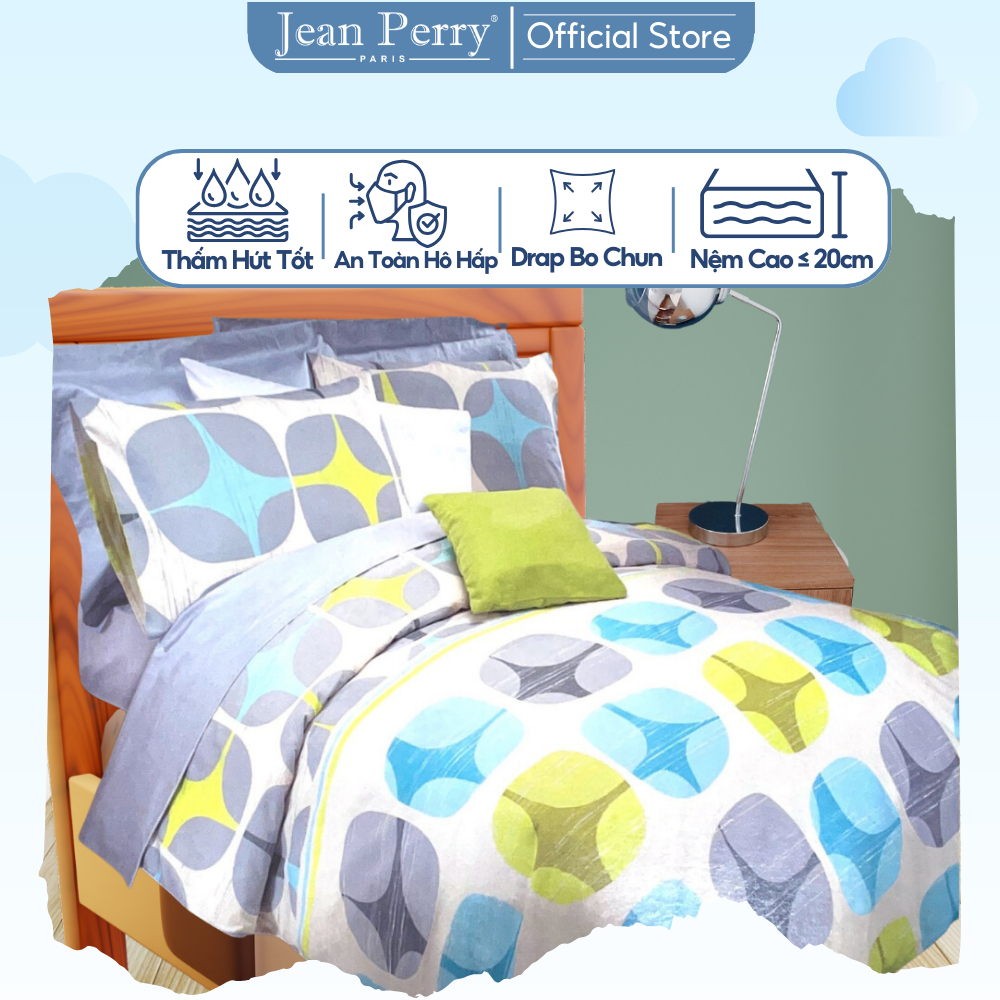 Bộ ga áo gối Cotton NV IDOL 1m2x2m 1m4x2m 1m8x2m +20cm