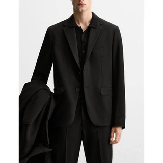 Áo blazer nam cao cấp, áo khoác blazer màu đen sang trọng nam tính