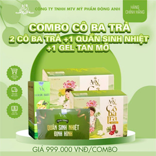 Combo Cô Ba Trà + 1 Hộp Lẻ Cô Ba Trà Sen Giảm Mỡ Bụng  Đông Anh Nguyễn Huỳnh Như