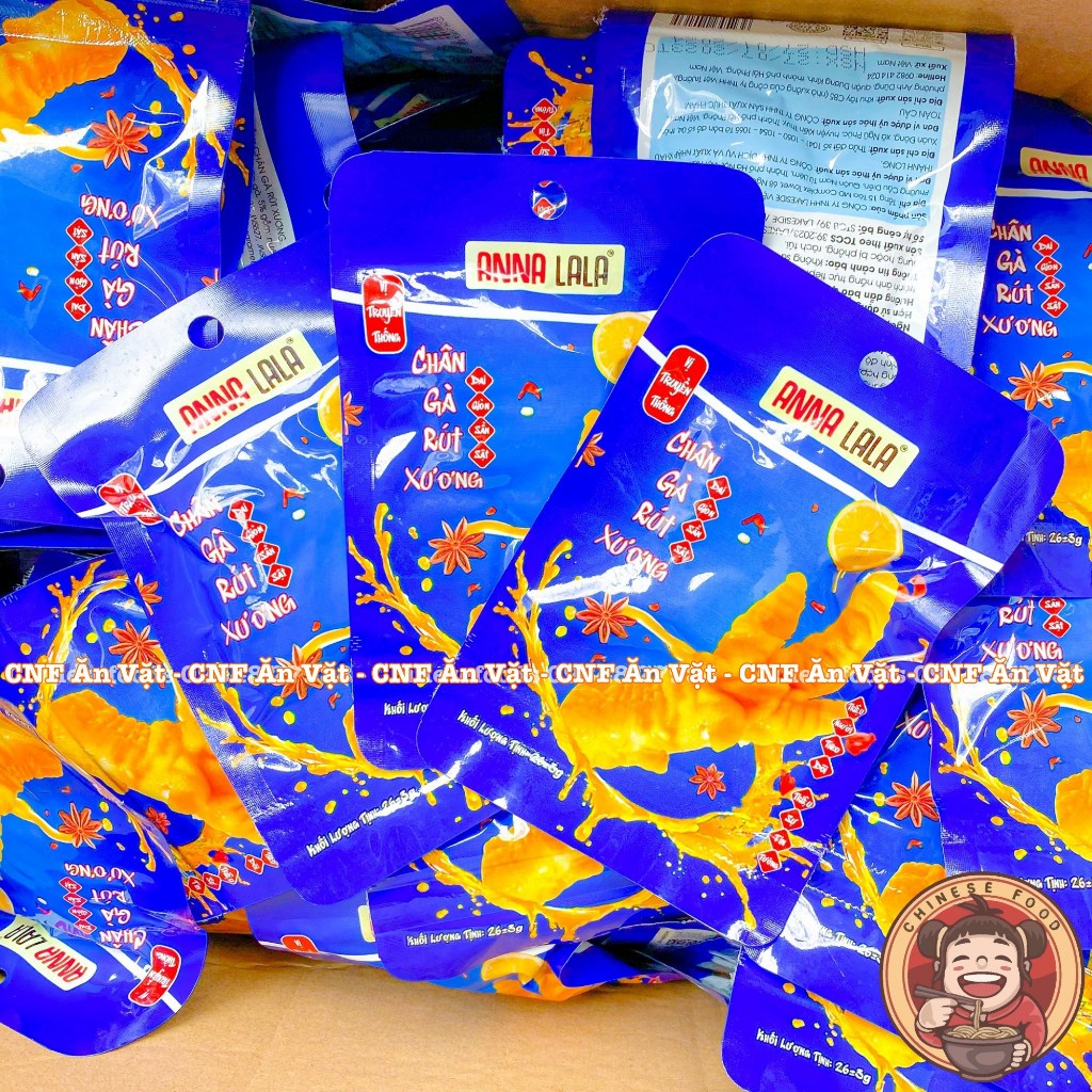 Chân Gà AnnaLala Rút Xương Ăn Liền Ủ Vị Tứ Xuyên Sản Xuất Tại Việt Nam