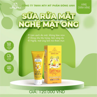 Sữa Rửa Mặt Tinh Chất Nghệ Mật Ong Collagen X3 chính hãng Mỹ Phẩm Đông Anh