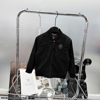 Áo khoác gió bé trai Philipp Plein thêu I0G0 2 mặt siêu đẹp  _áo khoác bomber bé trai thêu hoạ tiết 2 mặt_14085