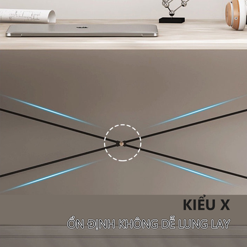 ALOVE Bàn làm việc bàn học khung bàn máy tính bàn sách hiện đại phong cách mặt bàn gỗ chống ẩm bền đẹp và tiện dụng | BigBuy360 - bigbuy360.vn