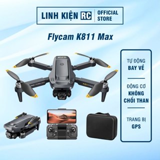[Nâng Cấp Pin] Flycam Giá Rẻ K811 MAX 2025 - Flycam Rẻ Nhất Có GPS Tự Bay Về - Cực Dễ Chơi