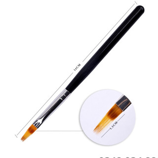 Cọ omber cán gỗ đầu dẹp