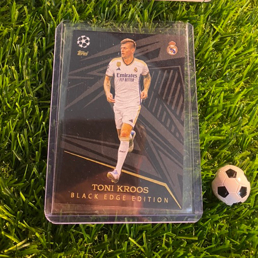 [ CHÍNH HÃNG ] - THẺ LẺ - BLACK EDGE EDITION - TOPPS MATCH ATTAX 2024 - TONI KROOS (REAL MADRID)