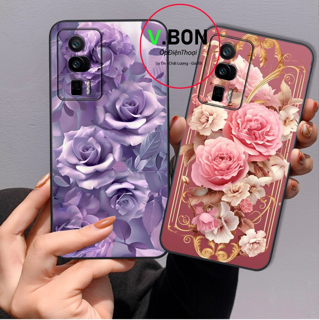 Ốp lưng Xiaomi Redmi K60 / K60 PRO / K60 Ultra In Hình  "HOA HỒNG" Đẹp.