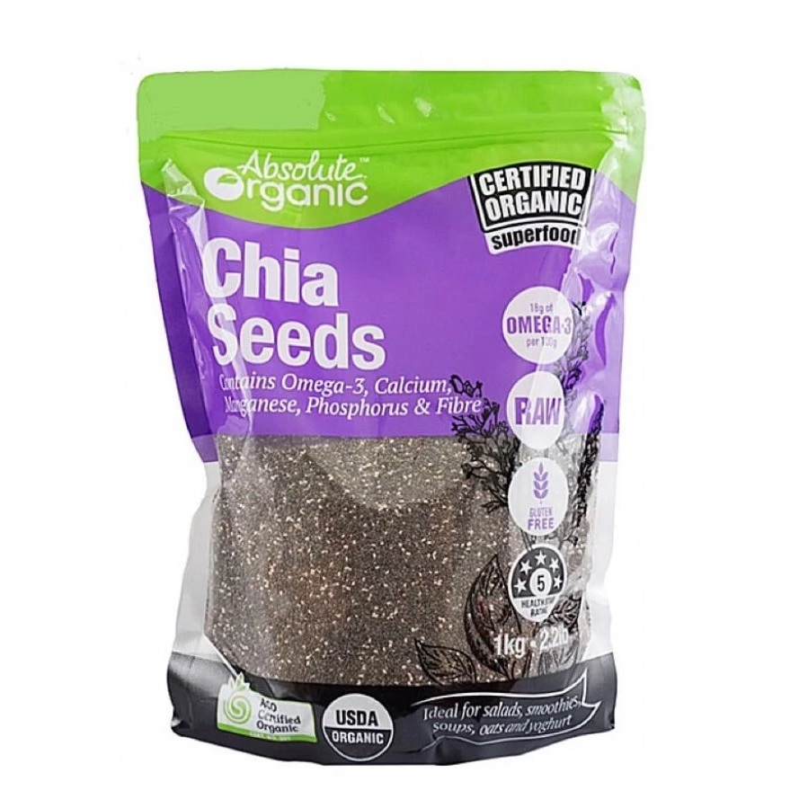 Hạt chia Úc Organic Chia Seeds 1kg