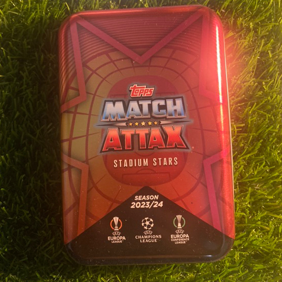 TIN RỖNG - MEGA TIN - TOPPS MATCH ATTAX 2024 - STADIUM STAR (KHÔNG CÓ THẺ BÊN TRONG)