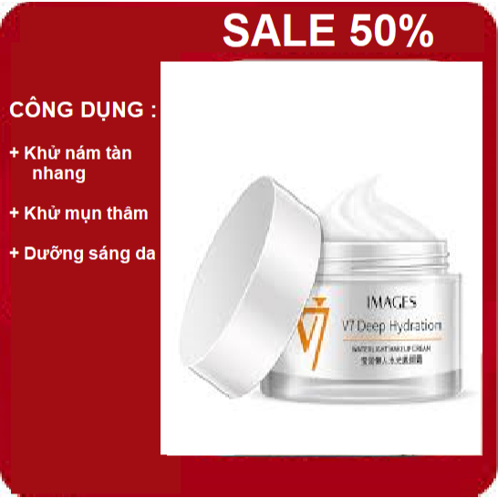 ( CHÍNH HÃNG ) Kem Dưỡng Trắng Da V7 Images chính hãng - 50g
