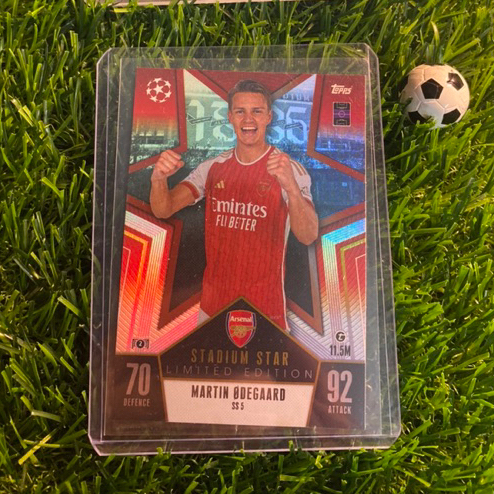 THẺ LẺ - LIMITED EDITION - STADIUM STAR - TOPPS MATCH ATTAX 2024 - MARTIN ODEGAARD (ARSENAL)