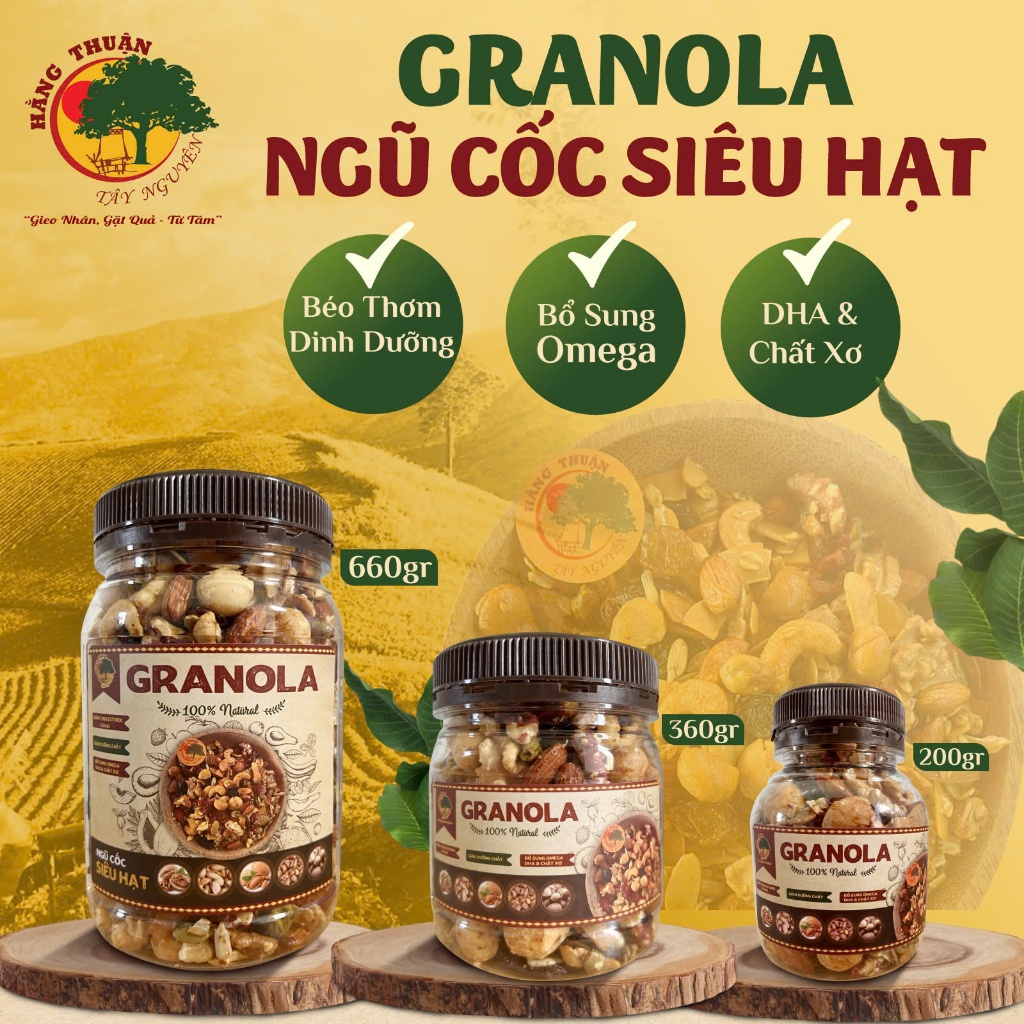 GRANOLA - Ngũ Cốc Siêu Hạt
