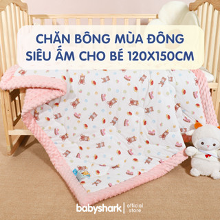 Chăn cho bé mầm non, tiểu học, mền cho bé đi học hạt đậu bé trai, bé gái ấm áp, dày dặn mùa đông