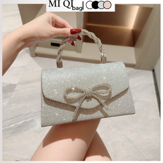 Túi Xách Nữ Quai Xách Đeo Chéo Gắn Đá Bling Bling Lấp Lánh ĐI Tiệc Đi Chơi Sang Chảnh MIQI BAG TX-32