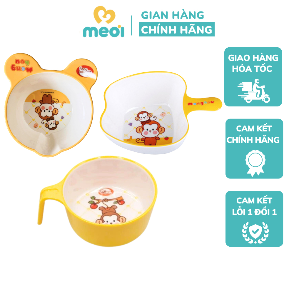 Bát ăn dặm cao cấp GB Baby, bát ăn dặm cao cấp hình con vật ngộ nghĩnh