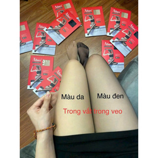   Hàng cao cấp  Quần tất giấy cao su nữ Nhật Allure mỏng nhẹ siêu dai chống tụt thật chân tiệp màu da 