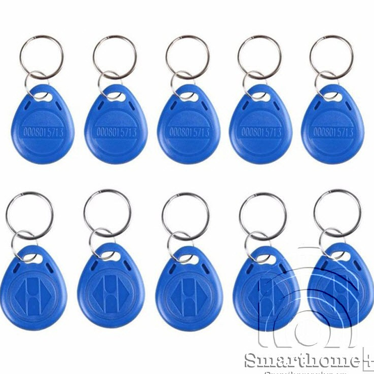 Bộ 10 Thẻ Từ RFID Dạng Móc Khóa TRF