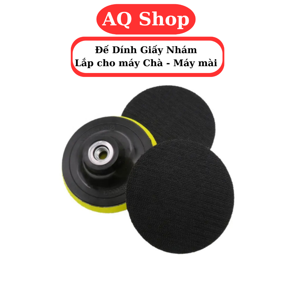 Đế dán chà nhám lắp cho máy chà máy mài
