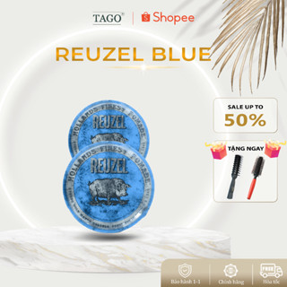 Sáp Vuốt Tóc Reuzel Blue Pomade 113g Phù Hợp Với Mọi Loại Tóc, Giữ Nếp Tốt Độ Bóng Cao, Hương Vanila