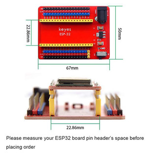 Đế Ra Chân cho NodeMCU ESP32