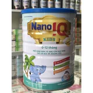 Sữa NaNo IQ Kids - lon 400g/900g [Mẫu mới] - DÀNH Cho trẻ từ 0-12 tháng ( có quà tặng)