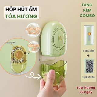 Hộp hút Ẩm Đa Năng Tỏa Mùi Hương Chống Ẩm Mốc Tủ Quần Áo, Khử Mùi Hôi Tủ Giày Tỏa Hương Thơm Mát